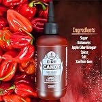 Maritime Madness, Habanero FireCandy Hot Sauce (Candied Habanero), Made in Canada, 275ml Squeeze Bottle, Vegan, Gluten Free, Dairy Free, Soy Free, Low Sodium