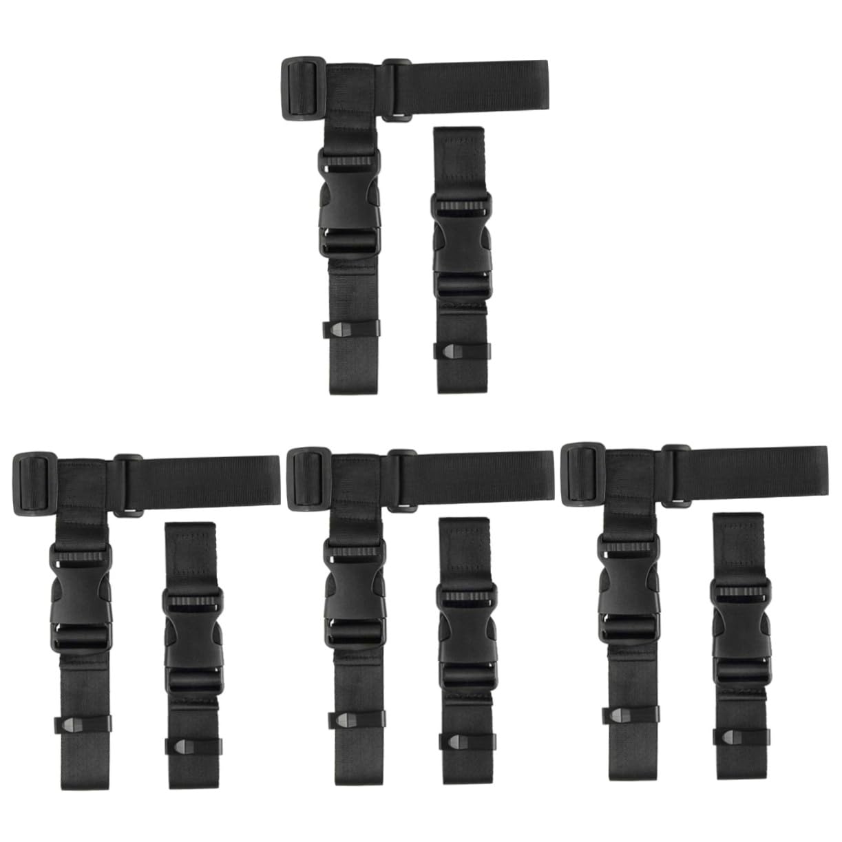4sets Cinghia Connettore Per Valigia Regolabile Per Bagagli e Zaini Design Compatto e Sicuro Cinghia Materiale Resistente Per Viaggi Pratici e Sicuri