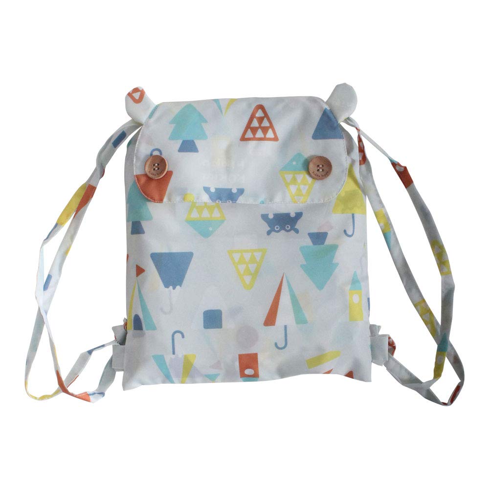kukkahippo Kids Raincoat Sun JUE All 3 Colors & 3 Sizes kizzuko-to Gray Storage Bag with