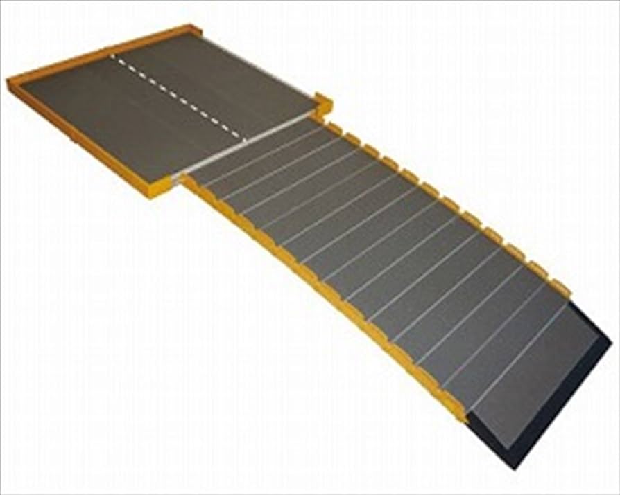 Amazon | 車いす用スロープ 段ない・ス 踊り場分割タイプ / 628