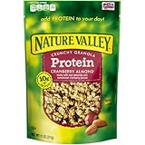 Nature Valley Protein Crunchy Granola, Cranberry Almond (Pack of 2)