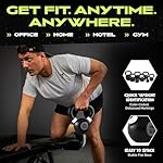 Rage Fitness Single Cast Iron Kettlebell | Powder Coated - Wide Handle Weights for Core & Glute Workouts; Swings, Squats, Deadlifts; Strength, Endurance & Flexibility for Men & Women - Image 4