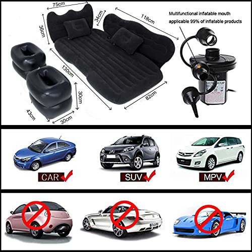 Onirii Car Beds,Inflatable Car Air Mattress Back Seat Bed Car Camping Air Mattress Blow Up Bed,Portable Car Travel Mattress,Car Sleeping Mattress Bed for Car Universal SUV - Image 5