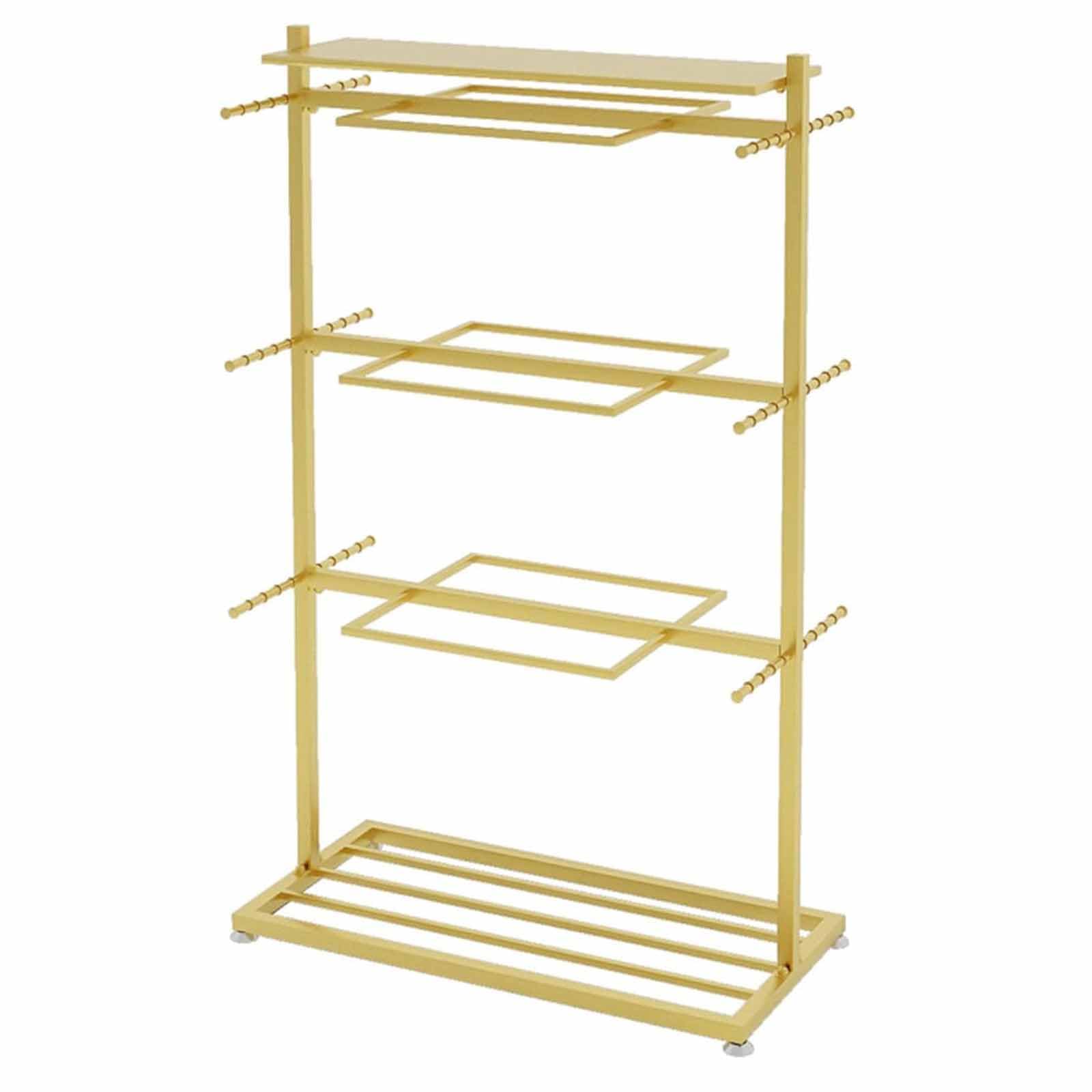 Porte-vêtements pour magasin de vêtements moderne, dressing ouvert et portant pour studio de mode