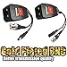 UTP balun hd Ventech cat5 to bnc Video baluns transceiver Passive with Power Connector Compatible with All CCTV Technologies(Analog AHD TVI CVI ntsc pal) 4 Pairs rj45 75 OHN connectors