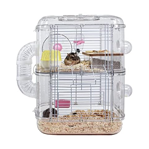 MLOHASING Double-Layer Hamster Cage Cover