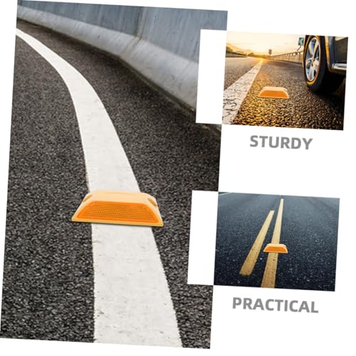 Marcadores reflectivos para carretera 4 pzas amarillo miniatura 3