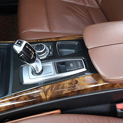 OuyOo Gear Control Panel Frame Trim For BMW X5 E70 2008-2013 Car Accessories For Left Hand Drive