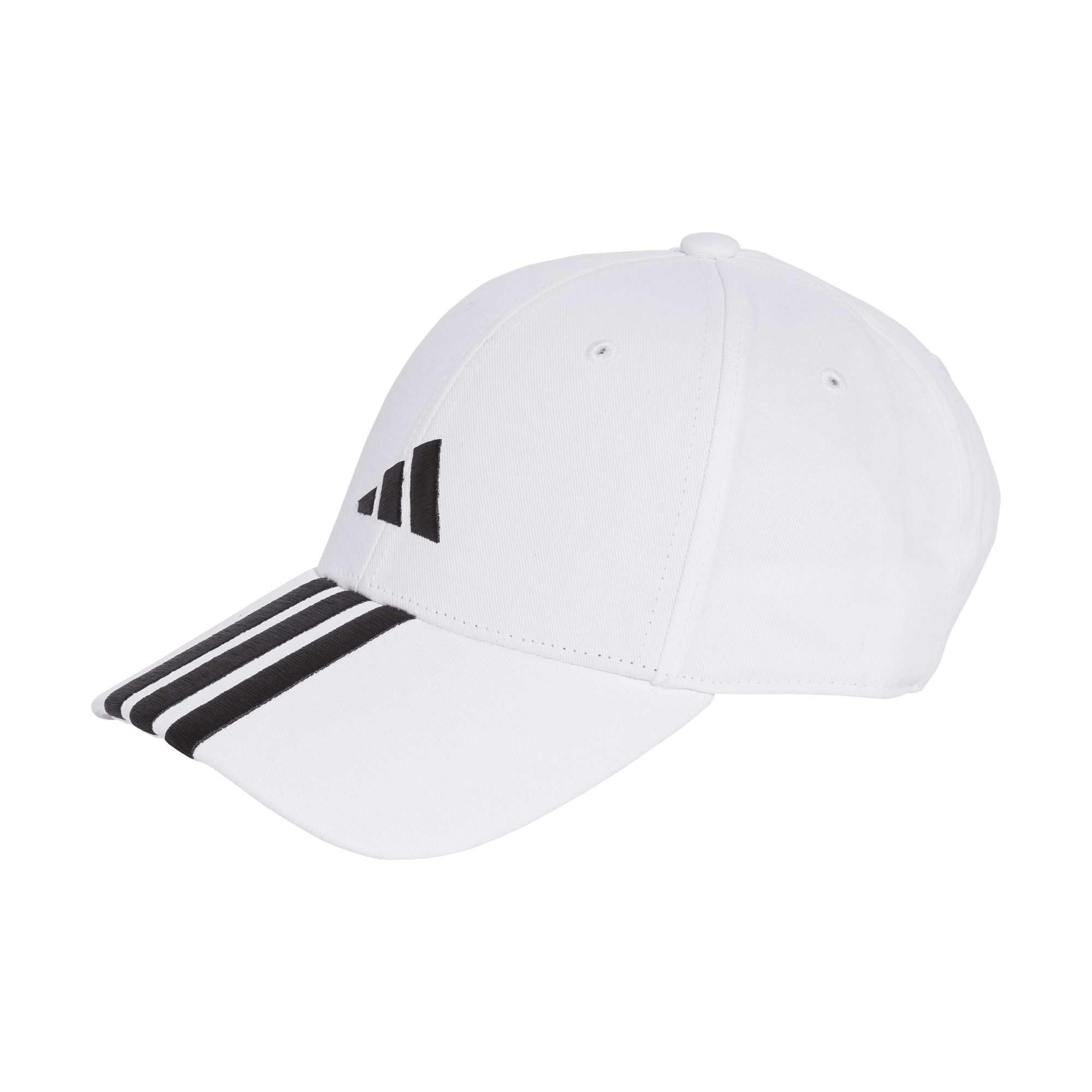 adidas Unisex Bball 3S New Logo Hat, White/Black, XXS-XS