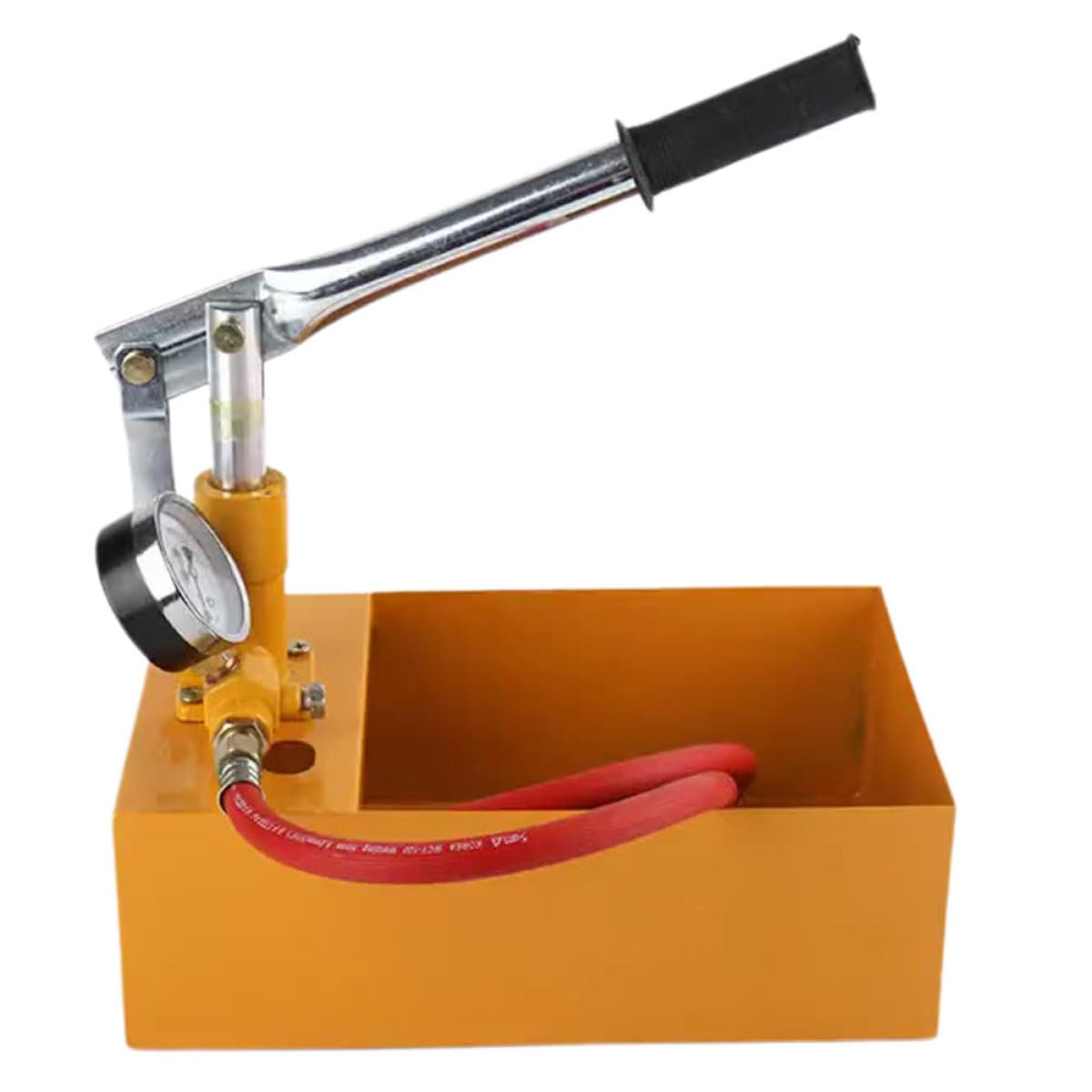 VALICLUD Bomba de Presión Manual Hidrostática para Prueba de Tuberías de Agua 25 Kg, Comprobador Hidráulico Compacto, Equipo Portátil para Test de Presión en Fontanería Color Aleatorio