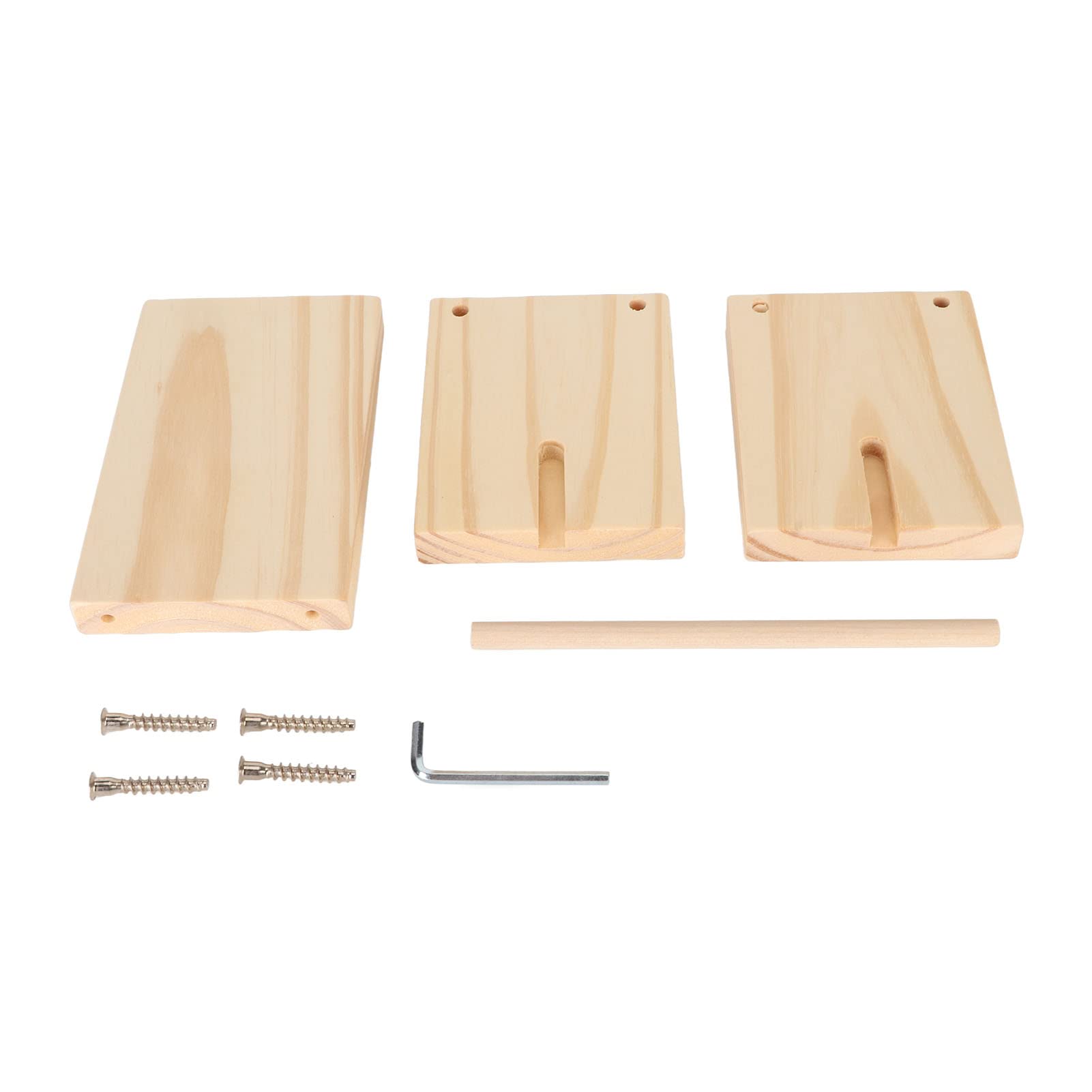 Horizontal Yarn Holder, 20Cm Stable Horizontal Yarn Winding Resist Yarn Holder Strong Durable Spindle Length Increase Speed Sewing Accessories DIY Crafts Yarn Holder Solidly Wooden