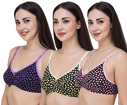 Image of Fasense Women's Wire Free Non Padded Cotton Bra