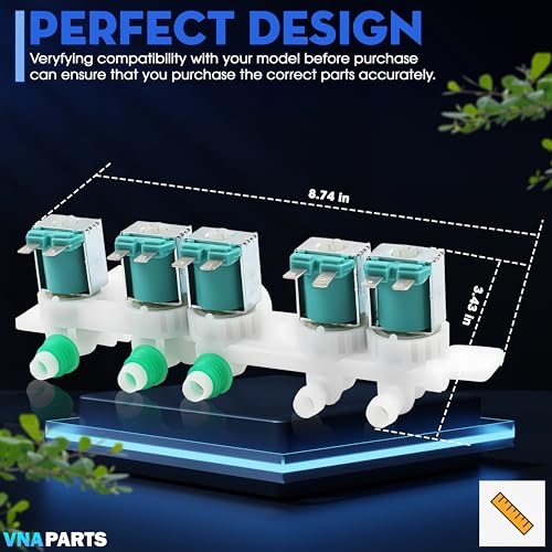 Image of DC97-15459G Water Inlet Valve For Samsung WA456DRHDSU AA WA456DRHDWR AA