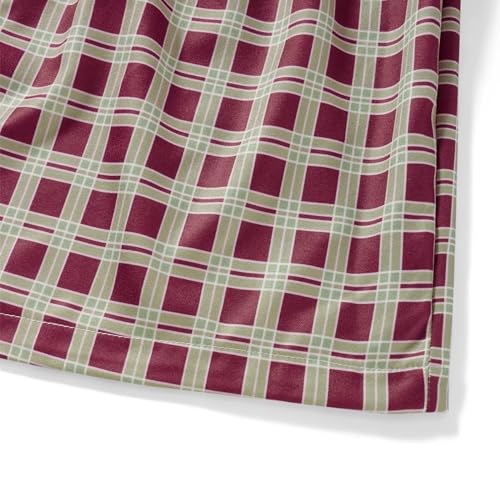 Image of Pivanzore Y2k Plaid Shorts for Women Casual Elastic Waist Aesthetic Lounge Bottom Baggy Pajama Shorts Boxers Sleepwear