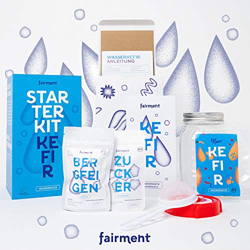 Fairment Starterkit Water Kefir met actieve Kefir-kristallen met simpele Handleiding (mogelijk niet beschikbaar in het… - Image 3