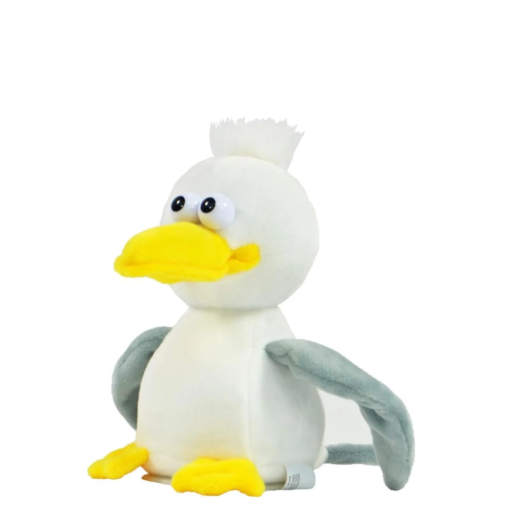 Kögler 75623 - Lab Seagull Malwin, Labelling Animal with Recording and Playback Function, Talking Animal Chatters Everything and Moves, Approx. 17 cm Tall, Ideal as a Gift for Boys and Girls