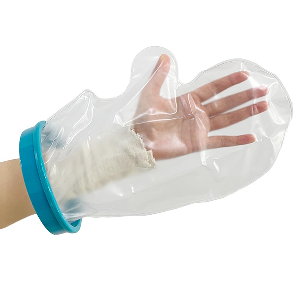 Copertura Impermeabile Per Braccio Con Gesso O Bendaggio - Protezione Doccia In Silicone E PVC, Lunghezza 60 Cm, Riutilizzabile
