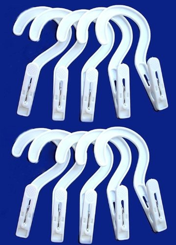 Pack Of 20 STRONG Hooks Picture Wall Hanging Art Decor Clock Mirror Hangers EASY