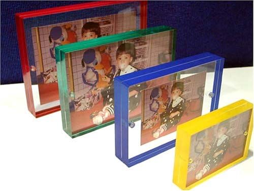 Color Edge Magnet Frame by Canetti-Red-5x7 inch