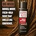 HAPPY NUTS Big Wood Body and Nut Wash - Moisturizing Men's Shower Gel, Natural Bodywash with Deep Cleanse for Sensitive Skin - Men's Soap (2 Pack, Big Wood)