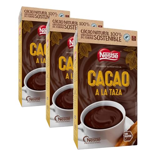 Nestlé Cacao a la Taza en Polvo 1 kg (Paquete de 3)