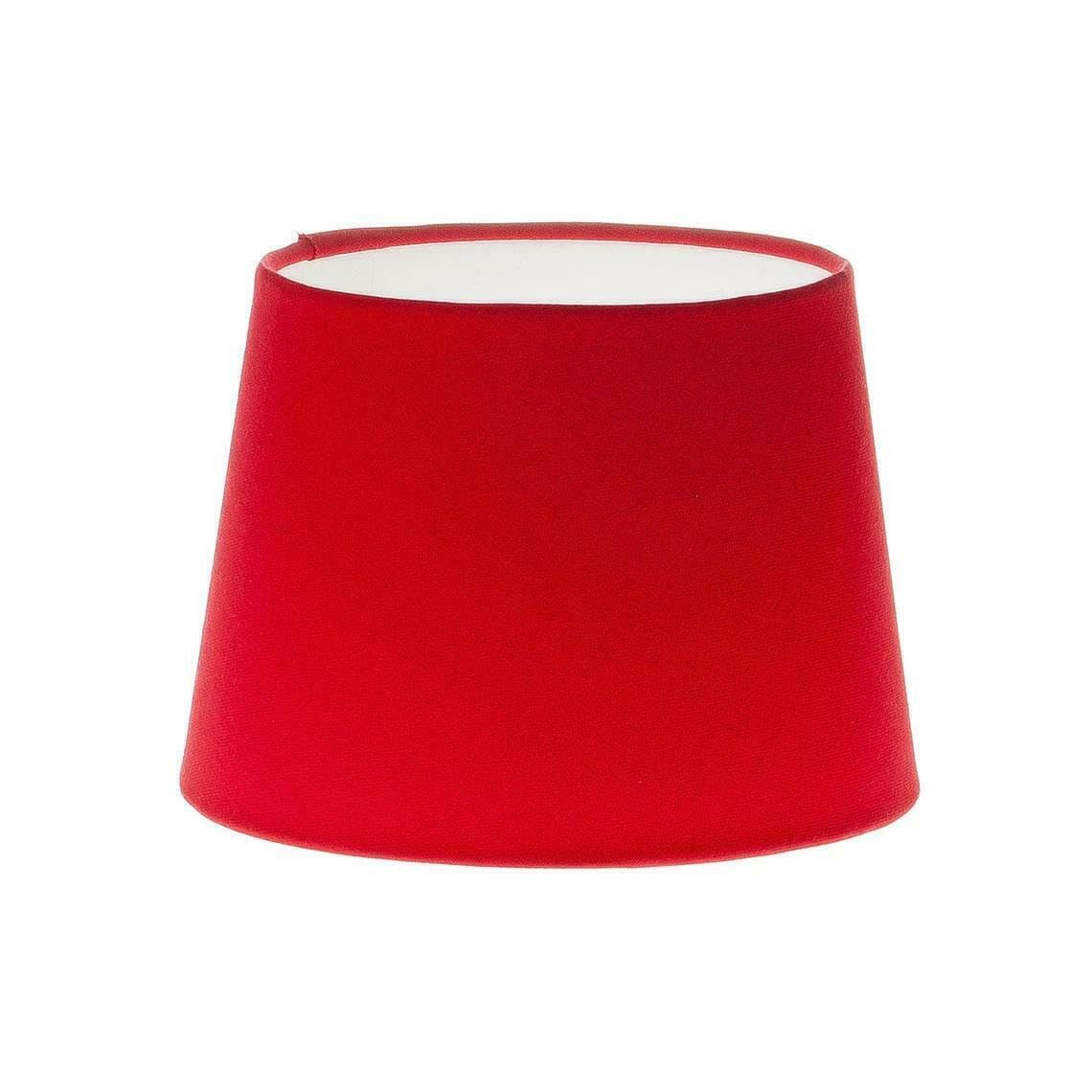 Sales Today Interiror Red 8" (20Cm) Empire Silk Fabric Drum Shape Table Lamp & Ceiling Pendant Light Shade (Red)