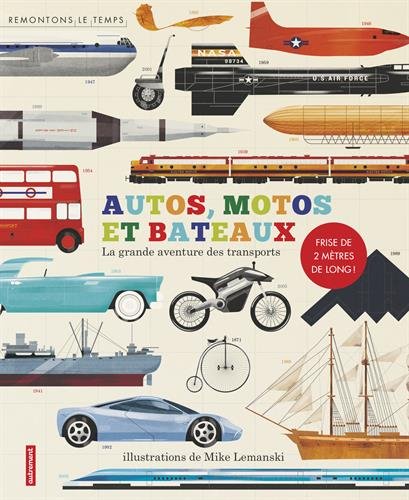 Télécharger Autos, motos et bateaux : La grande aventure des transports PDF