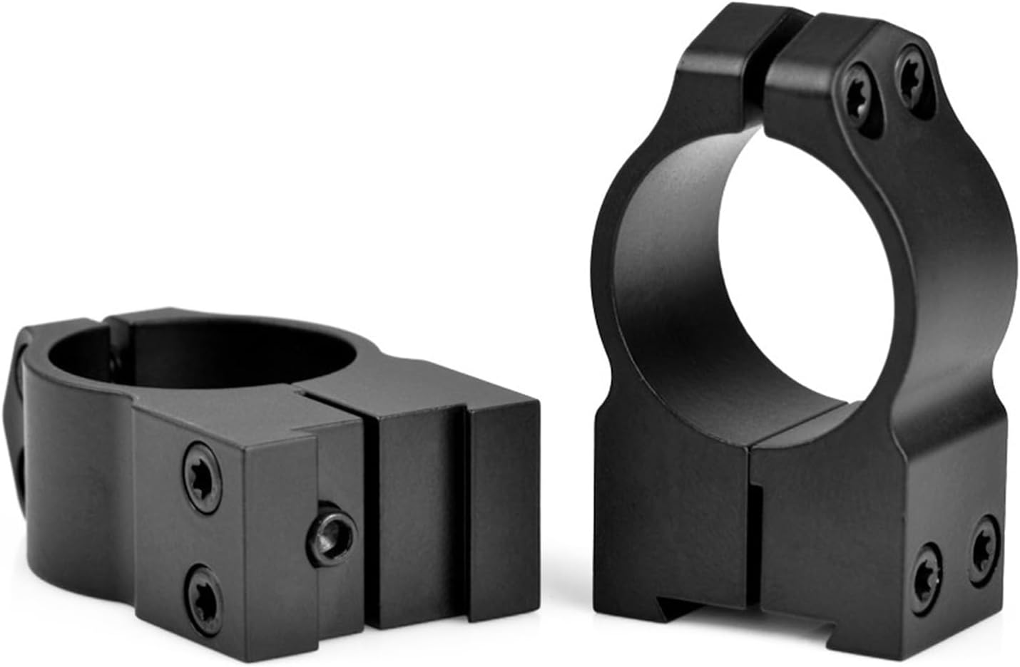 1-inch CZ PA Matte Rings - Fixed Vertically Split Dovetail Scope Mount with Solid Sintered Steel Construction & Powder Coat Finish for Hunting & Target Shooting