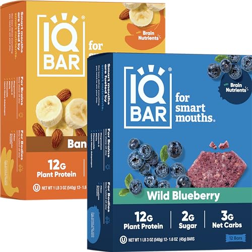 Barritas de proteína vegetal IQBAR Clean Plant 12 unidades miniatura 1