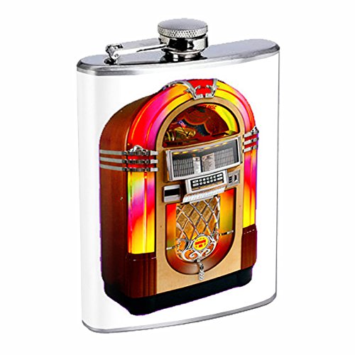 Amazon.com | Flask Vintage Jukebox Classic Music S7 Stainless
