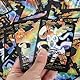Zenithle Sammelkartenspiel 55 Verschiedene,Karten Schwarz Gold Seltene Karten Set, Keine Duplikate Karikaturen Comics Sammelkarten Für Geschenke