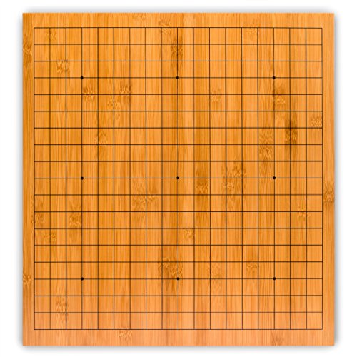 Yellow Mountain Imports Bambus 2 Zentimeter Wendbar 19 x 19/13 x 13 Go-Spielbrett-Set mit Doppelt Konvexen Melamin-Steinen und Bambus-Schalen - Klassisches Strategie-Brettspiel (Baduk/Weiqi) – Bild 7