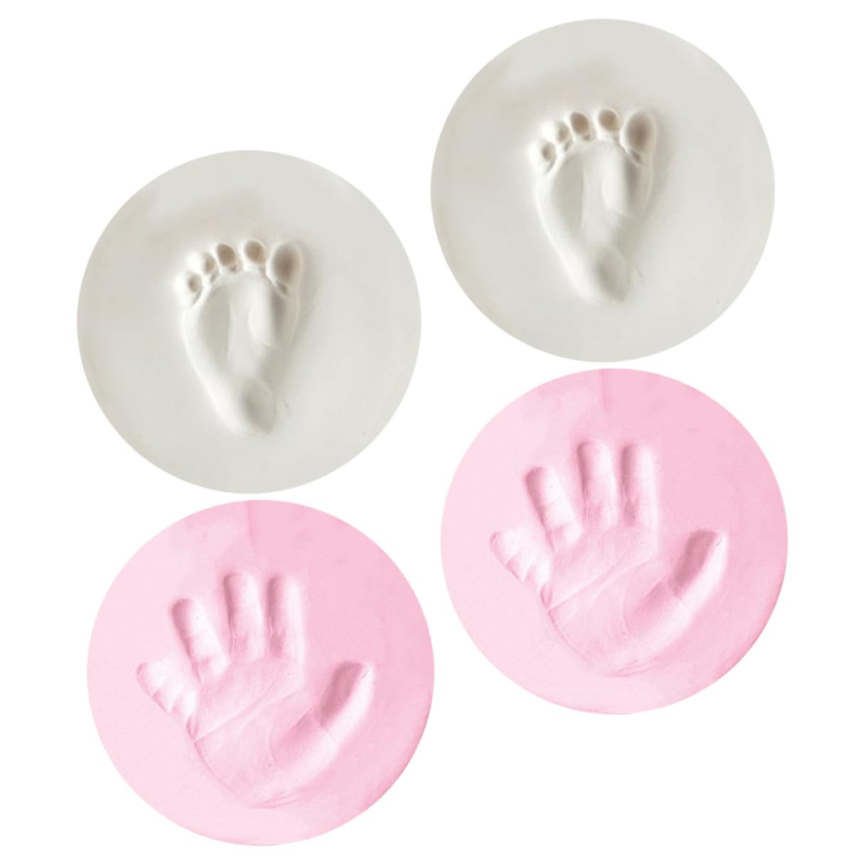 TOYANDONA 4pezzi Kit Impronte Mani e Zampe Ragazzo Ragazza Regalo per Nascita Argilla per Ricordi di Crescita