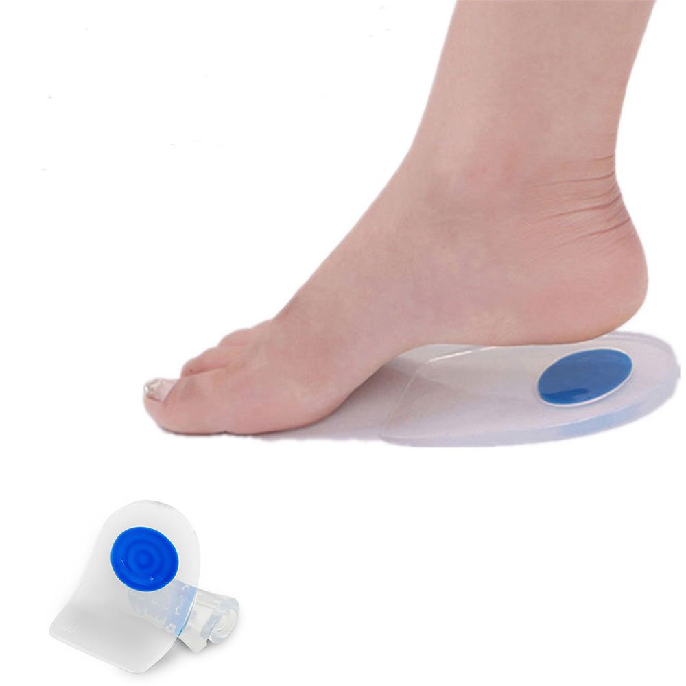 Pedimendtm Silicone Gel Heel Cushion, for Plantar Fasciitis (Ear Studs - 2) | Heel Cushion Pain Relief Heel Pads Calluses Corns Heel Bone Spur | reduce foot pain while standing & standing | Foot Care