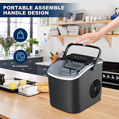 Máquina de hielo portátil para encimera, 25.5 lb/24h miniatura 2