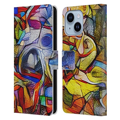 Étui portefeuille en cuir iPhone 14 Plus Cosmo18 Jupiter