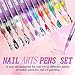 NEW 12 Colors Nail Arts Markers Pens Set, Nail Markers for Nail Arts, Suitable for Nail Arts, Nail Painting, And Artistic Decorations; Suitable for Everyone（12 Colors）