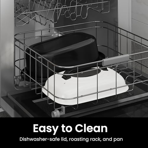 image for Sunvivi 24 Quart Electric Roaster with Removable Pan, 28 LB Electric T