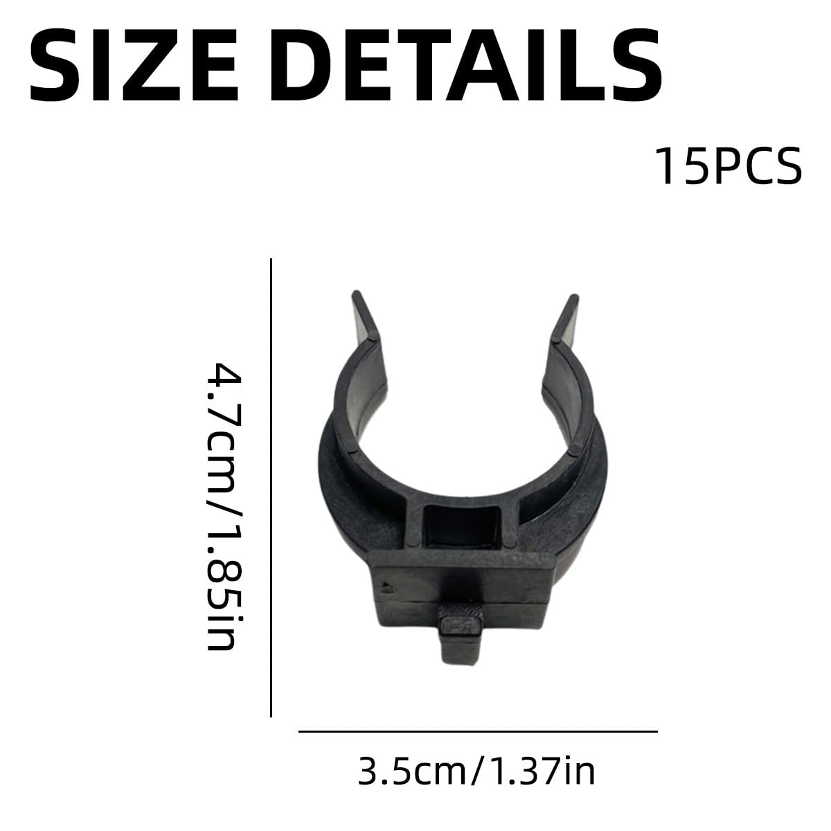 10 Ganci Per Battiscopa Cucina Panxef - Clip Per Mobili 32-42 Mm, Con 30 Viti