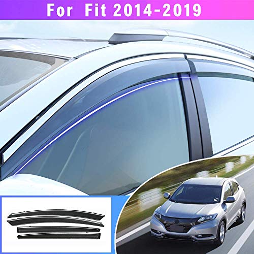 Maite Side Window Deflector For Honda Vezel HRV XRV 2014 2015 2016 2017 2018 Original Window Visors Sun Rain Guard 4Pcs