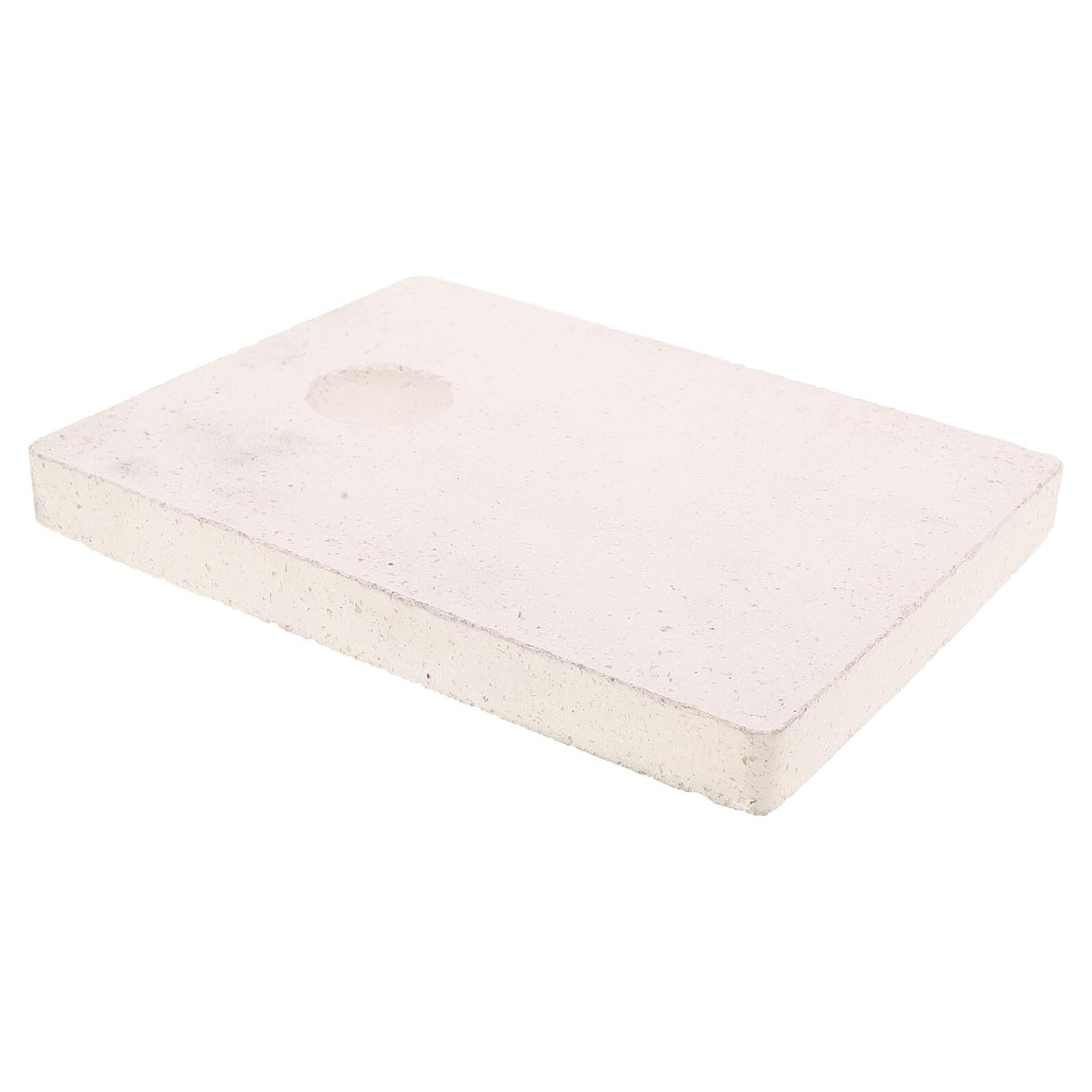 Bloc isolant thermique perforé en quartz pour stabiliser les soudures de bijoux