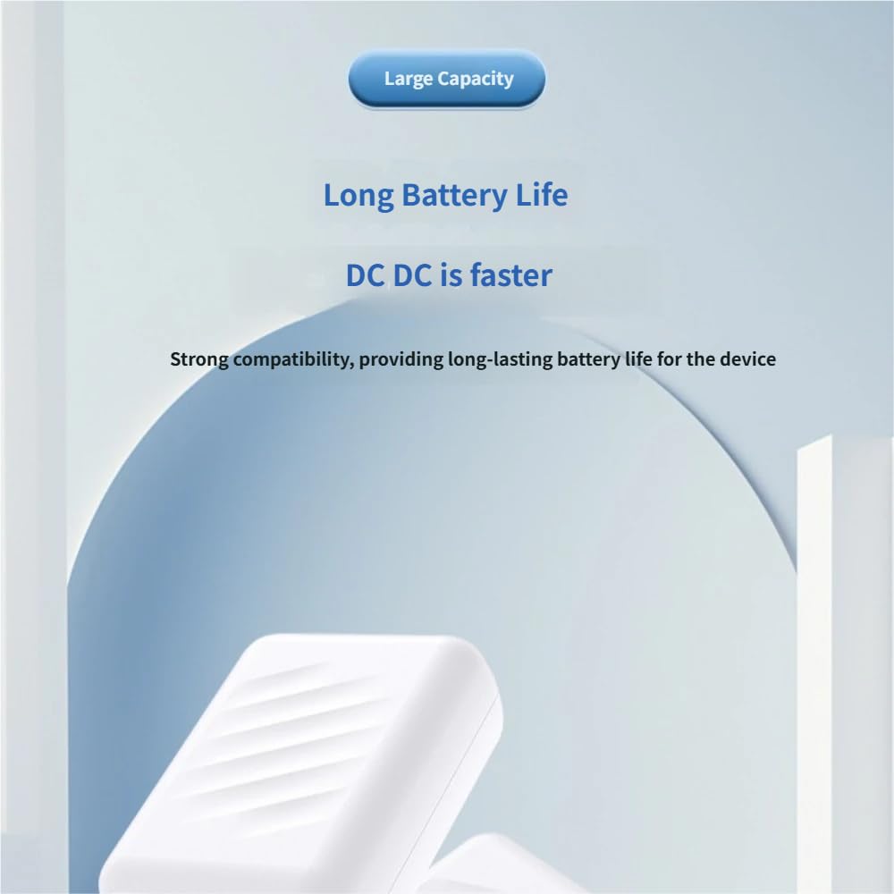 Mini Power Bank compatto, 20000 mAh, nero, con display a LED, caricatore tascabile portatile, 92 x 68,5 x 33 mm
