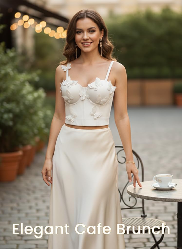 Sexy Butterfly Crop Top for Concert Festival Party Clubwear