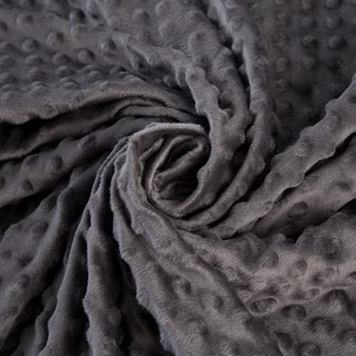 Image of yescool Weighted Blanket for Adults (25 lbs, 60 inch x 80 inch, Charcoal Gray) Cooling Heavy Blanket for Sleeping Perfect for 140-160 lbs, Queen Size Breathable Blanket with Premium Glass Bead