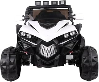 سيارة ركوب كهربائية للاطفال مع جهاز تحكم عن بعد من افالانش - ابيض - 558 دريم لاند