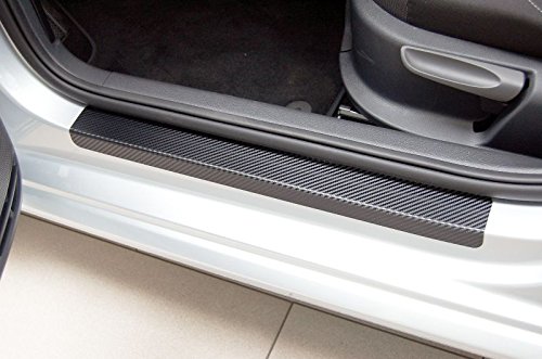 Preisvergleich Produktbild Unbekannt Einstiegsleisten (Set!) Carbon-Style - Schutzfolie - Schwarz