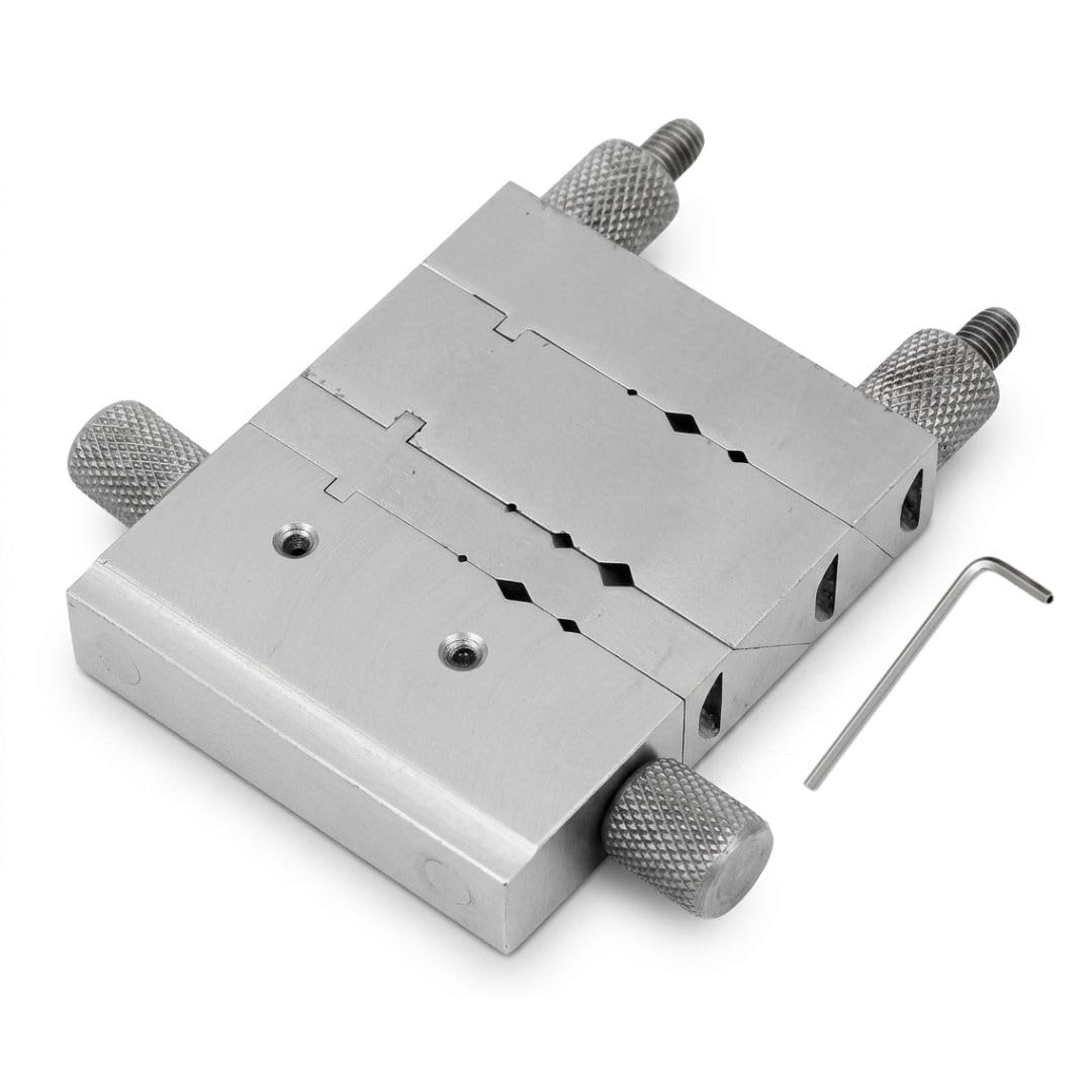 NS Crafts® 5 Way Miter Tubing Jig & Saw Vise – Precise 45°, 60° & 90° Angle Cutting & Shaping Tool for Jewellery Making, Metal Tubing, Woodwork & Craft Work