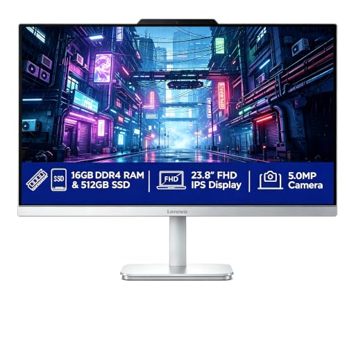 Image of Lenovo A100 24 inch FHD IPS All in One Desktop for Home&Office Core i3 N305