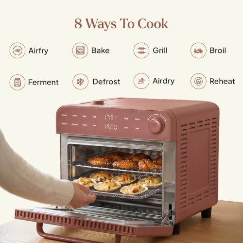 Image of Ember MarvelOven 8-in-1 Smart Oven | Air Fry, Bake, Grill & Ferment | MistFlow Steam Technology | HexaWand Even Heating | Terracotta