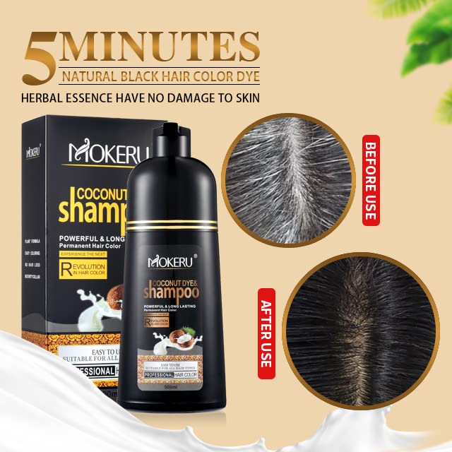Miniatura 6 de Maani MOKERU Champú profesional de color de aceite de argán y coco para el cabello, 500 ML acción rápida instantánea de larga duración para colores